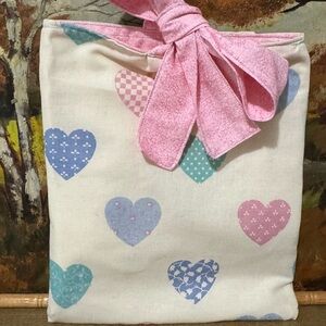 Handmade Vtg Heart Booksleeve